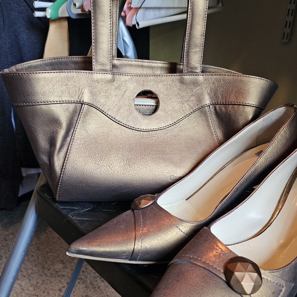 Elegant Bronze Heels